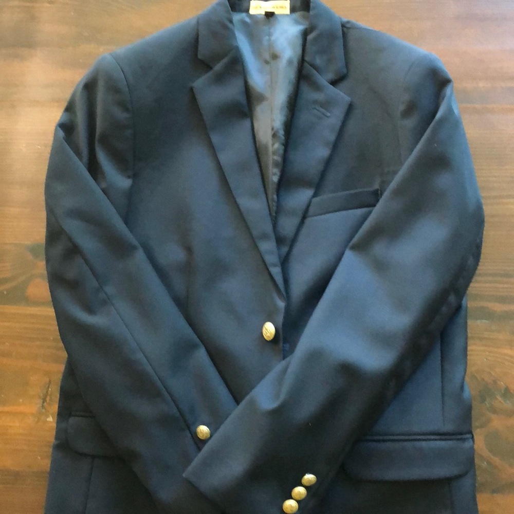 Boys classic navy blazer